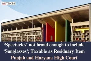 Sunglasses Are Not 'Spectacles'