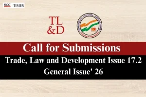 Trade Law and Development Call for Submissions 2026