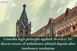 Withdrawn arbitral deposit to be returned after insolvency