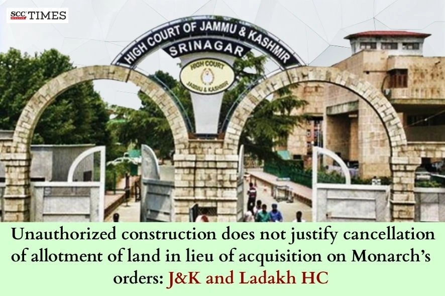 allotment cancellation due to unauthorised construction