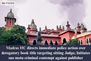 derogatory book title targeting sitting judge