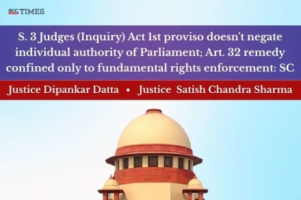 impeachment proceeding against High Court Judge