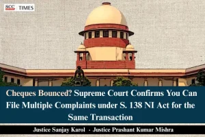 multiple complaints under S. 138 NI Act