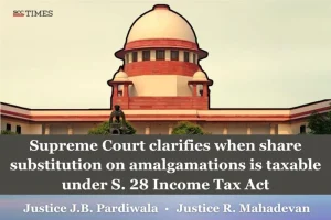 taxability of share substitution in amalgamation