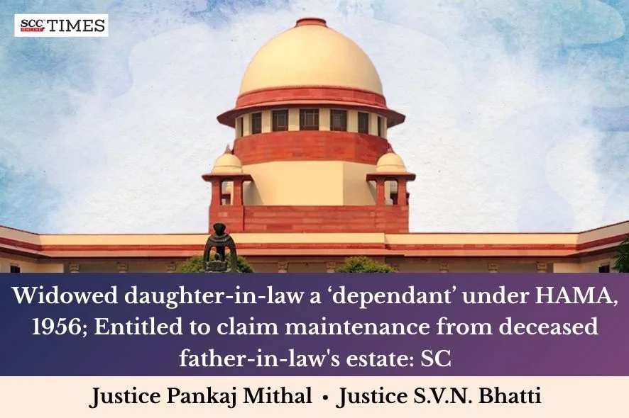 widowed daughter-in-law maintenance