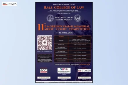 B.M. Sreenivasaiah Memorial Moot Court Competition 2026