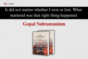 Gopal Subramaniam in EBC Book Release