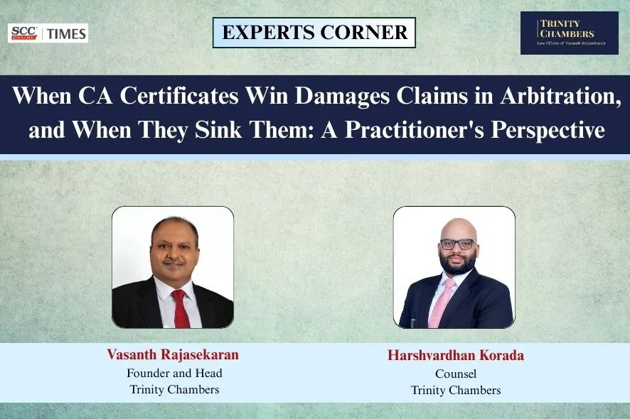 CA Certificates Arbitration Damages