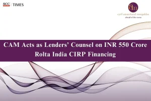 CAM Rolta India CIRP Financing