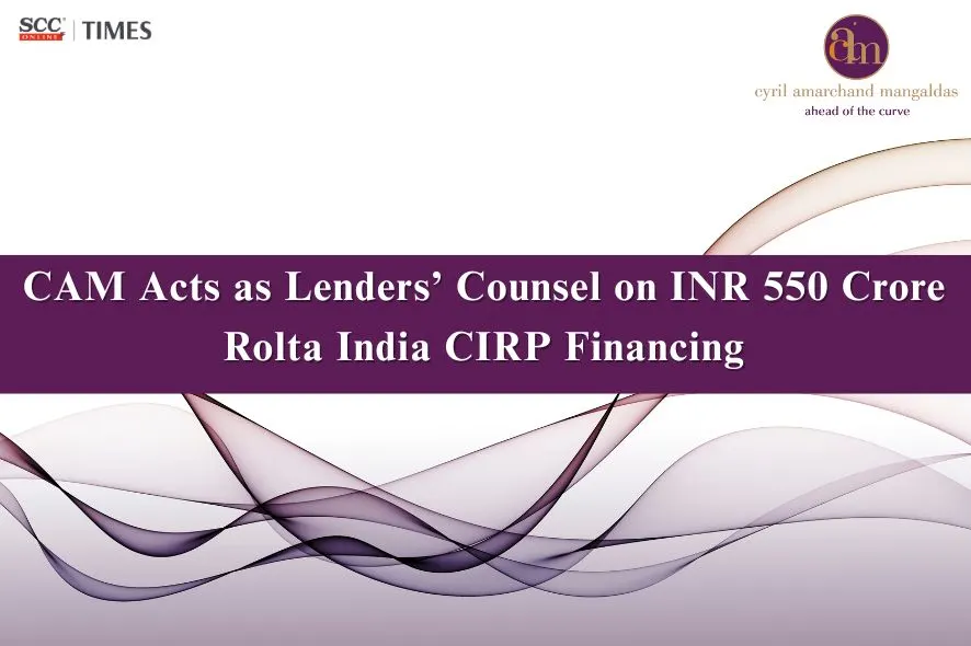 CAM Rolta India CIRP Financing