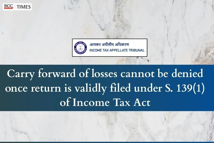 Carry forward of losses