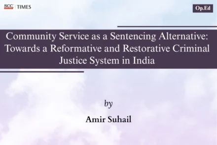 Community Service Sentencing Alternative India