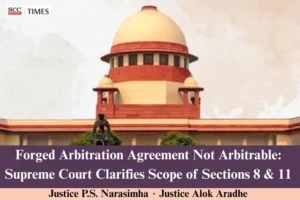 Forged Arbitration Agreement