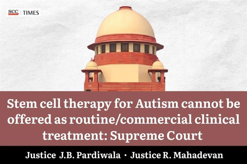Stem cell therapy for Autism