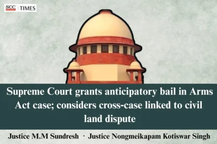 anticipatory bail in Arms Act case