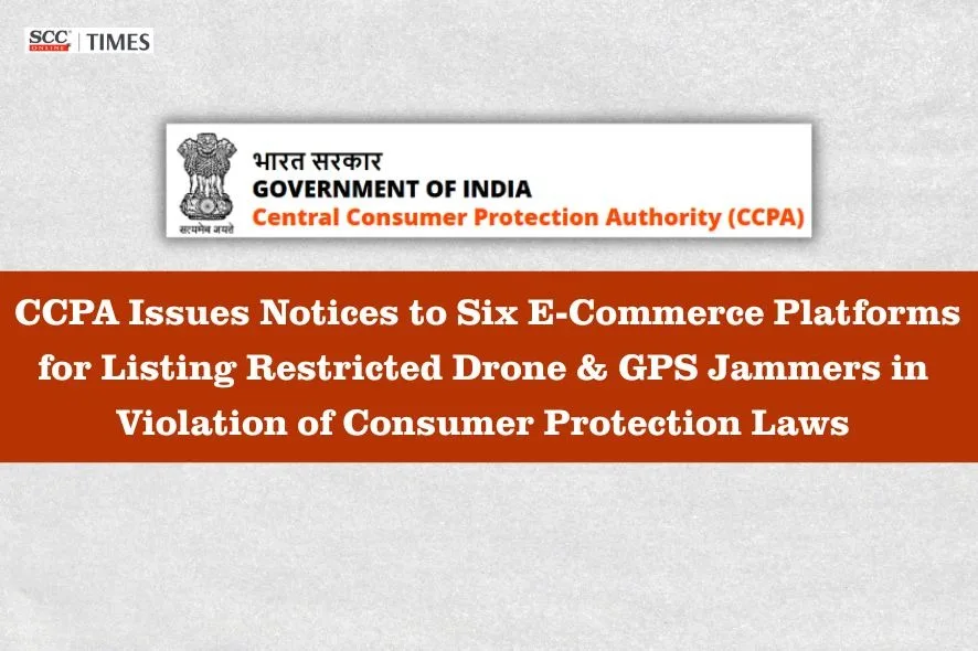 notice to Six E-Commerce Platforms
