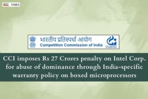 penalty on Intel Corp. for abuse of dominance