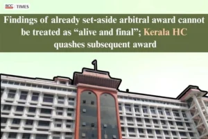 set aside arbitral award findings not alive and final