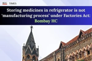 storing medicines not manufacturing process