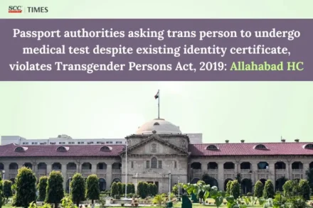 trans person asked to take medical exam