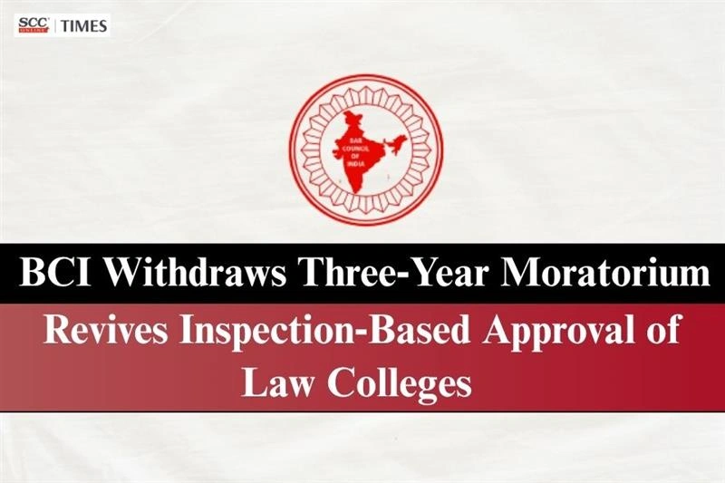 BCI Withdraws Three-Year Moratorium