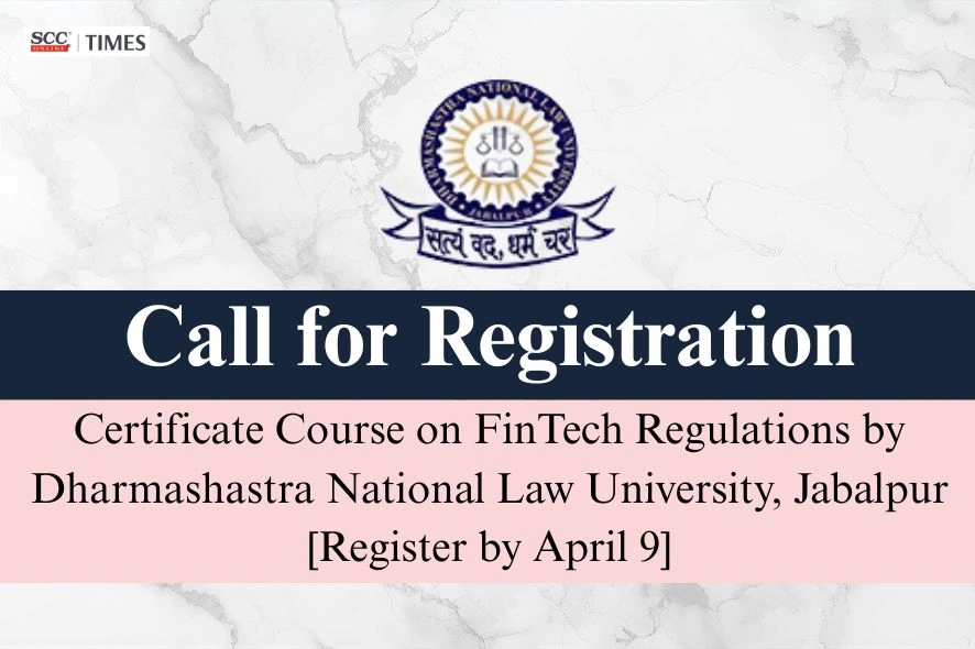 DNLU FinTech Regulations Course