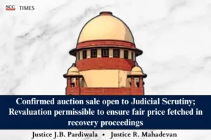 Judicial Review of confirmed auction sale