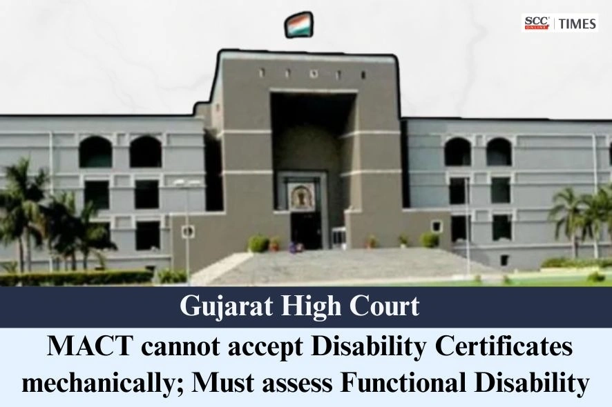 Mechanical acceptance of Disability Certificates