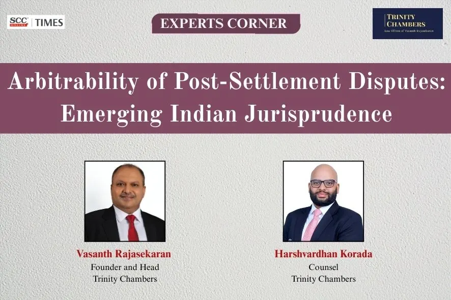 Post Settlement Arbitration India