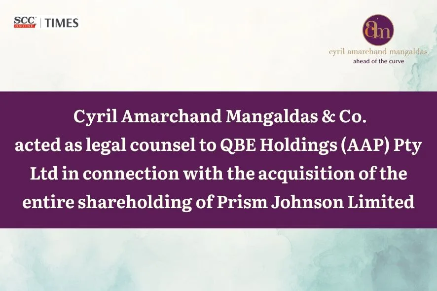 QBE Acquisition Raheja QBE General Insurance CAM Advisory