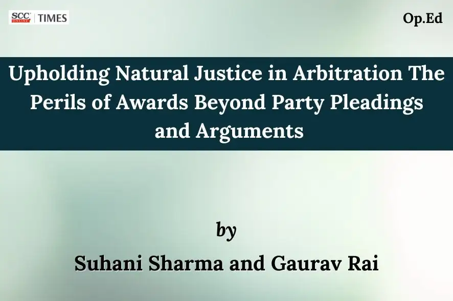 Section 18 Arbitration Natural Justice