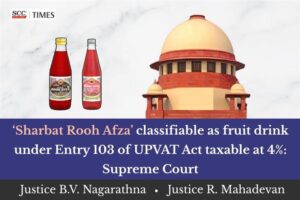Sharbat Rooh Afza fruit drink