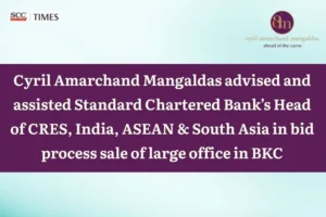Standard Chartered BKC Office Sale CAM Advisory