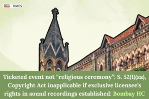 Ticketed event not religious ceremony