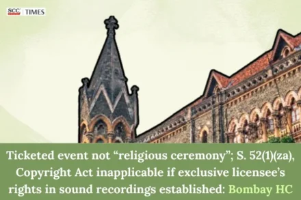 Ticketed event not religious ceremony