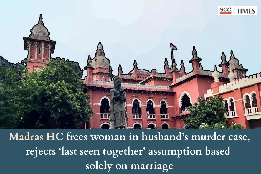 acquittal of wife in husband's murder case