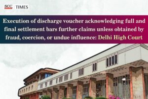 execution of discharge voucher