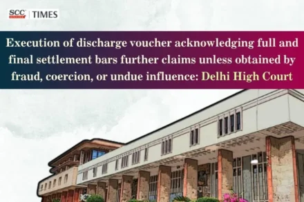 execution of discharge voucher