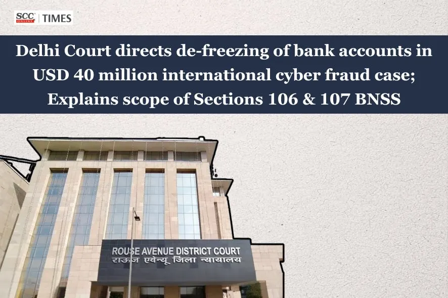 freezing of bank accounts