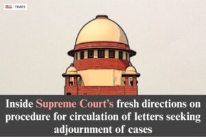 letters seeking adjournment of cases