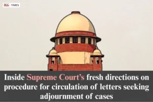 letters seeking adjournment of cases