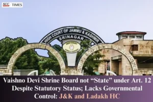 vaishno devi shrine board not State