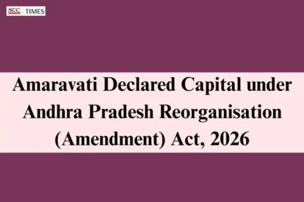 Amaravati as capital of Andhra Pradesh