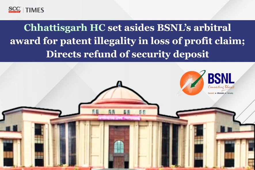 BSNL's arbitral award patent illegality