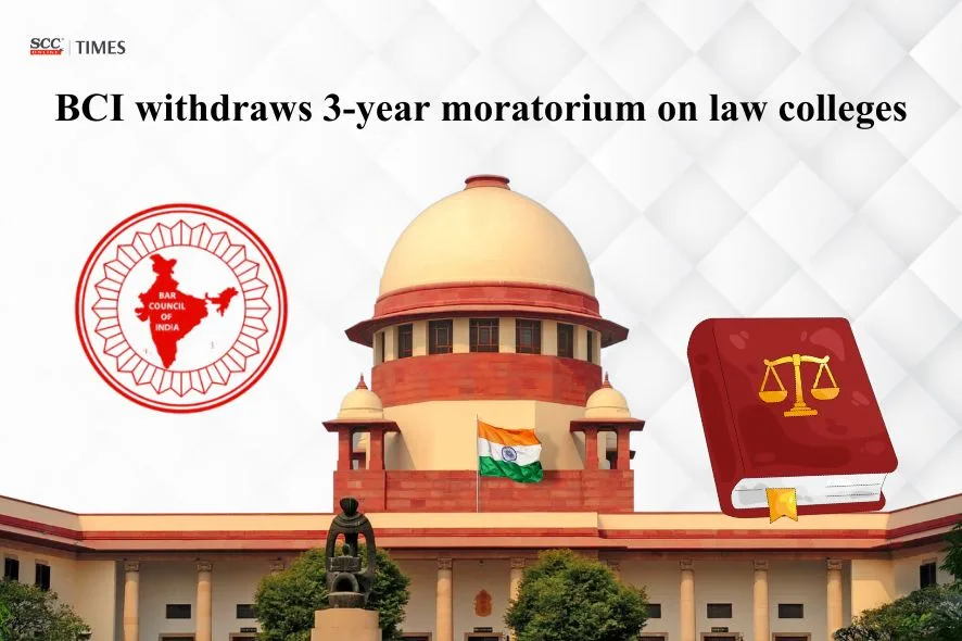 BCI withdraws 3-year moratorium on new law colleges