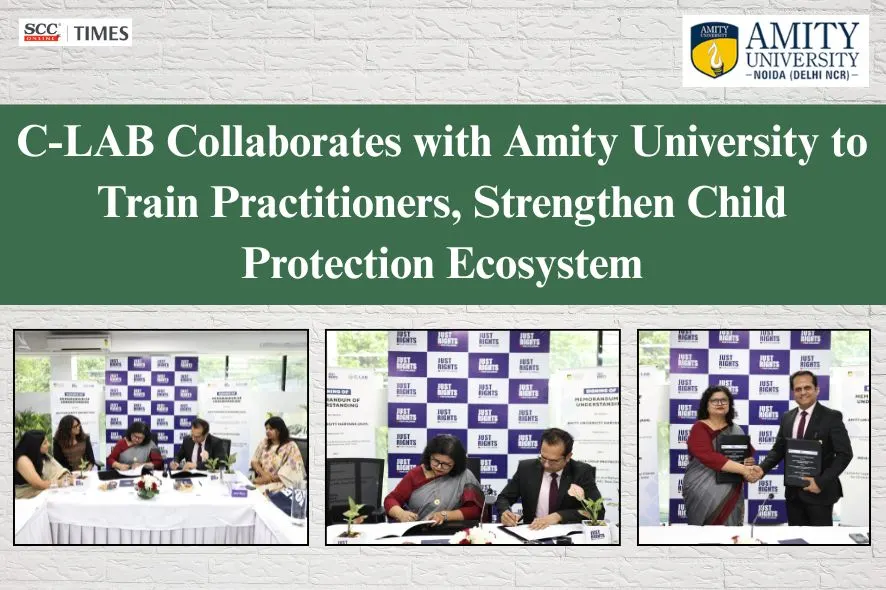 C-LAB Amity University Haryana child protection MoU 2026