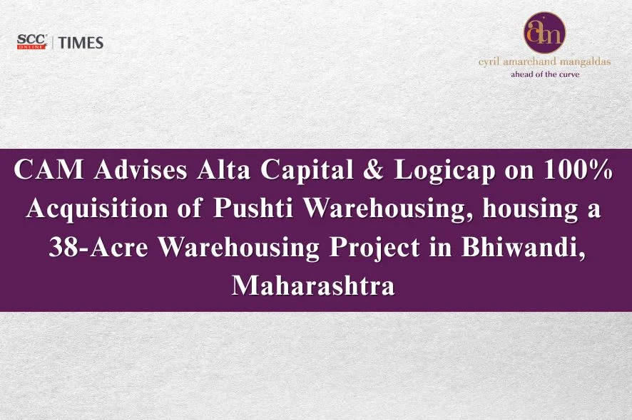 CAM Advises Alta Capital Logicap Deal