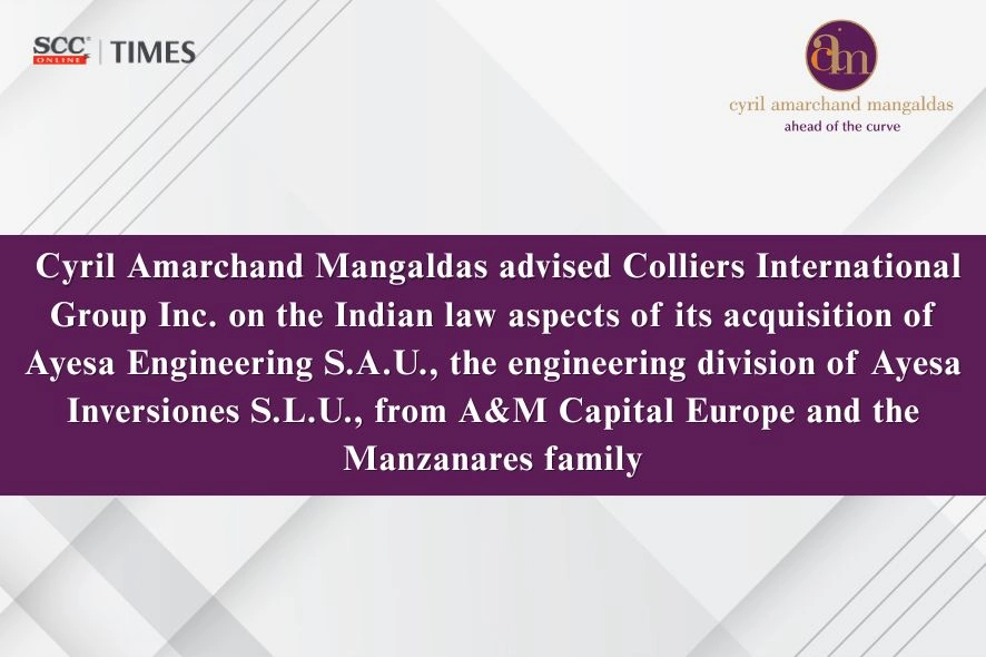 CAM Advises Colliers M&A Deal