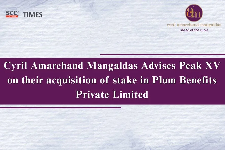 CAM Advises Peak XV Plum Acquisition Deal