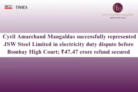 CAM Represents JSW Steel Dispute